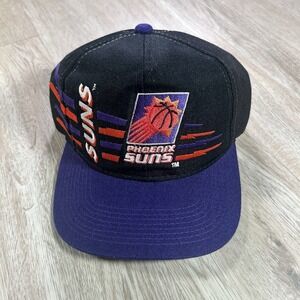VTG Sports Specialties Phoenix‎ Suns Scratch Snapback Hat NBA Black Wool Cap